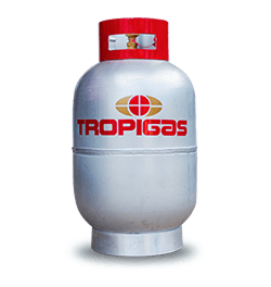 Cilindro de gas Tropigas de 25 libras