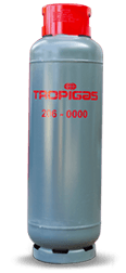 Cilindro de gas Tropigas de 100 libras